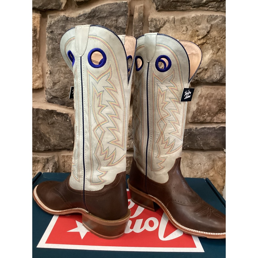 Tony Lama Henley Stout Brown Cowhide Mens Size 8.5 D 15" Western Boots New - Picture 2 of 8